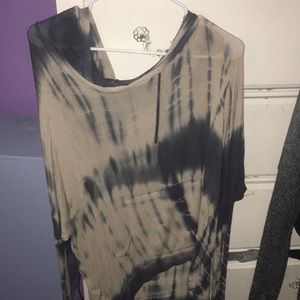 Tye dye pullover sweatshirt